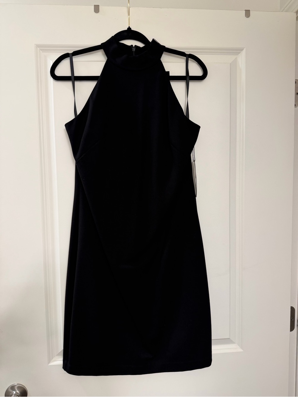 White House Black Market Black Halter Midi Dress